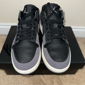 Nike Air Jordan 1 Low SE Craft 'Inside Out - Black'-size 8 (men)